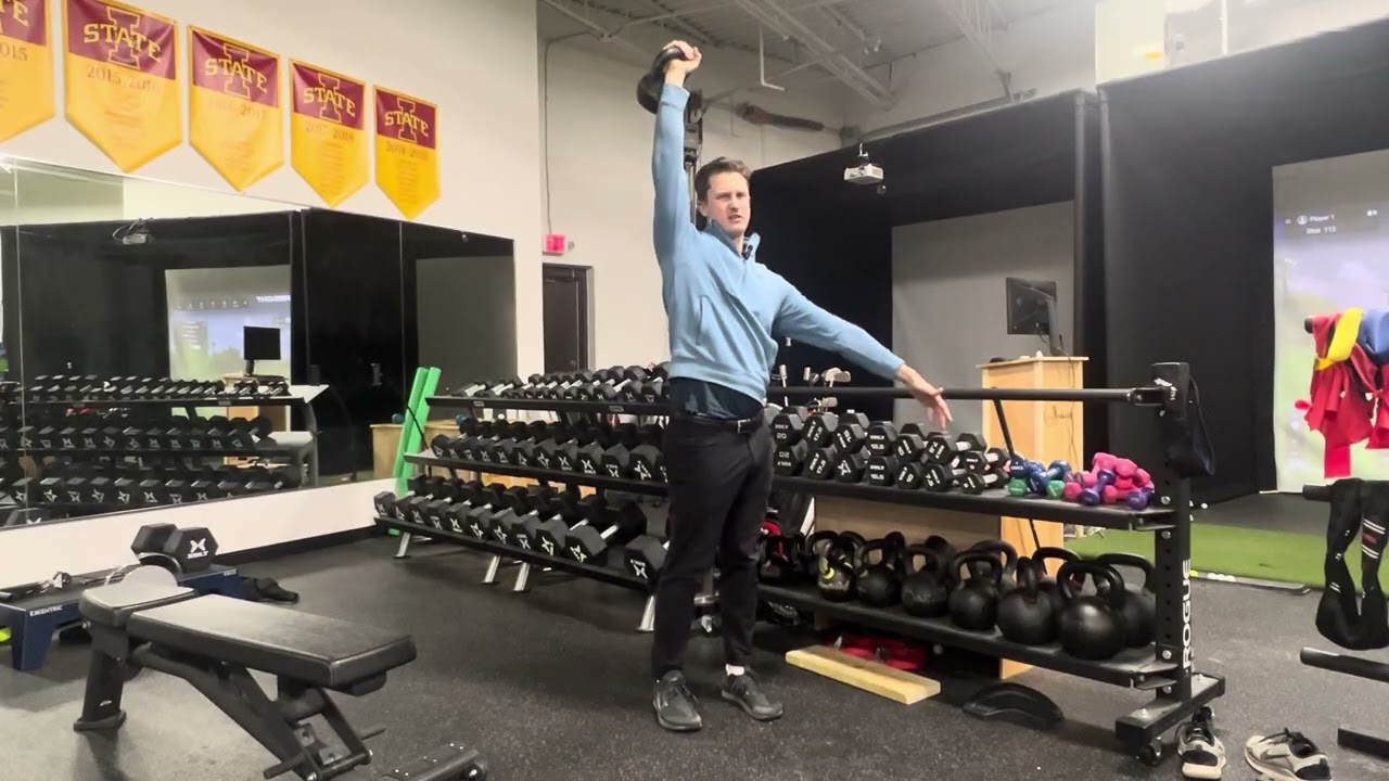 Kettlebell Bent Press