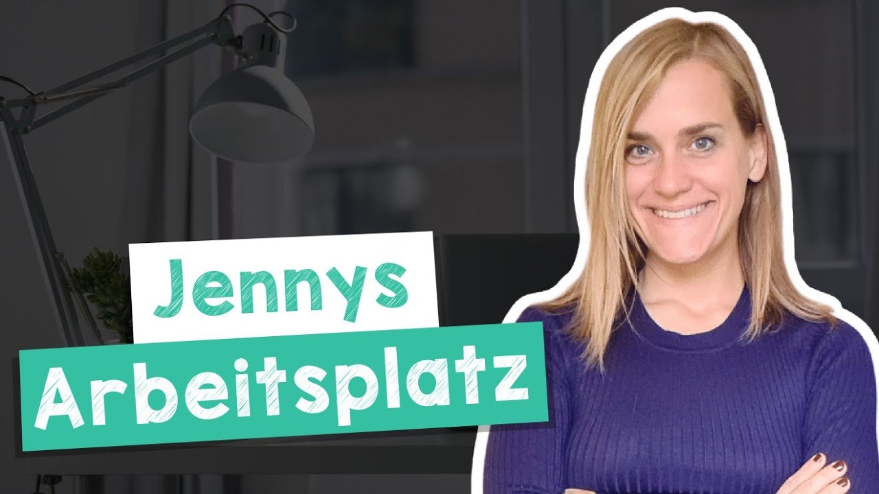 Jennys Arbeitsplatz 👩🏼&zwj;💻 Learn German Tech-Related Office Vocab!