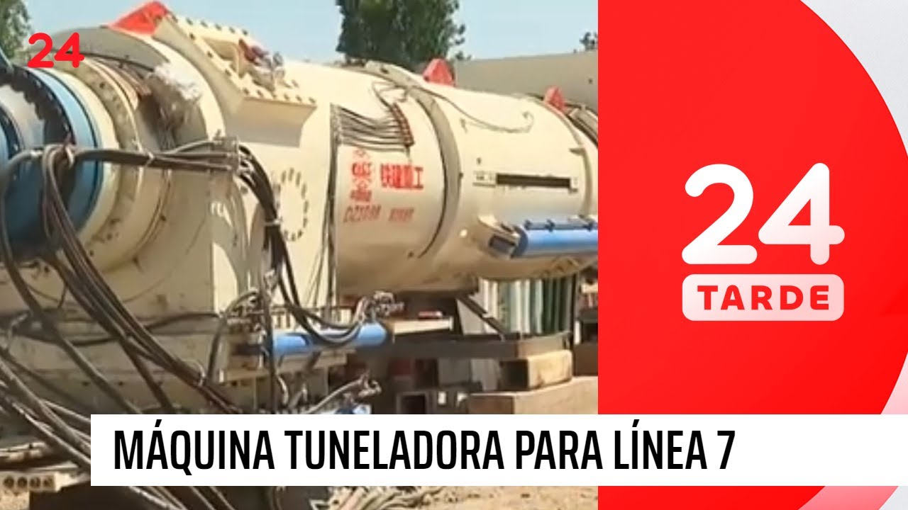 Presentan máquina tuneladora para Línea 7 de Metro | 24 Horas TVN Chile