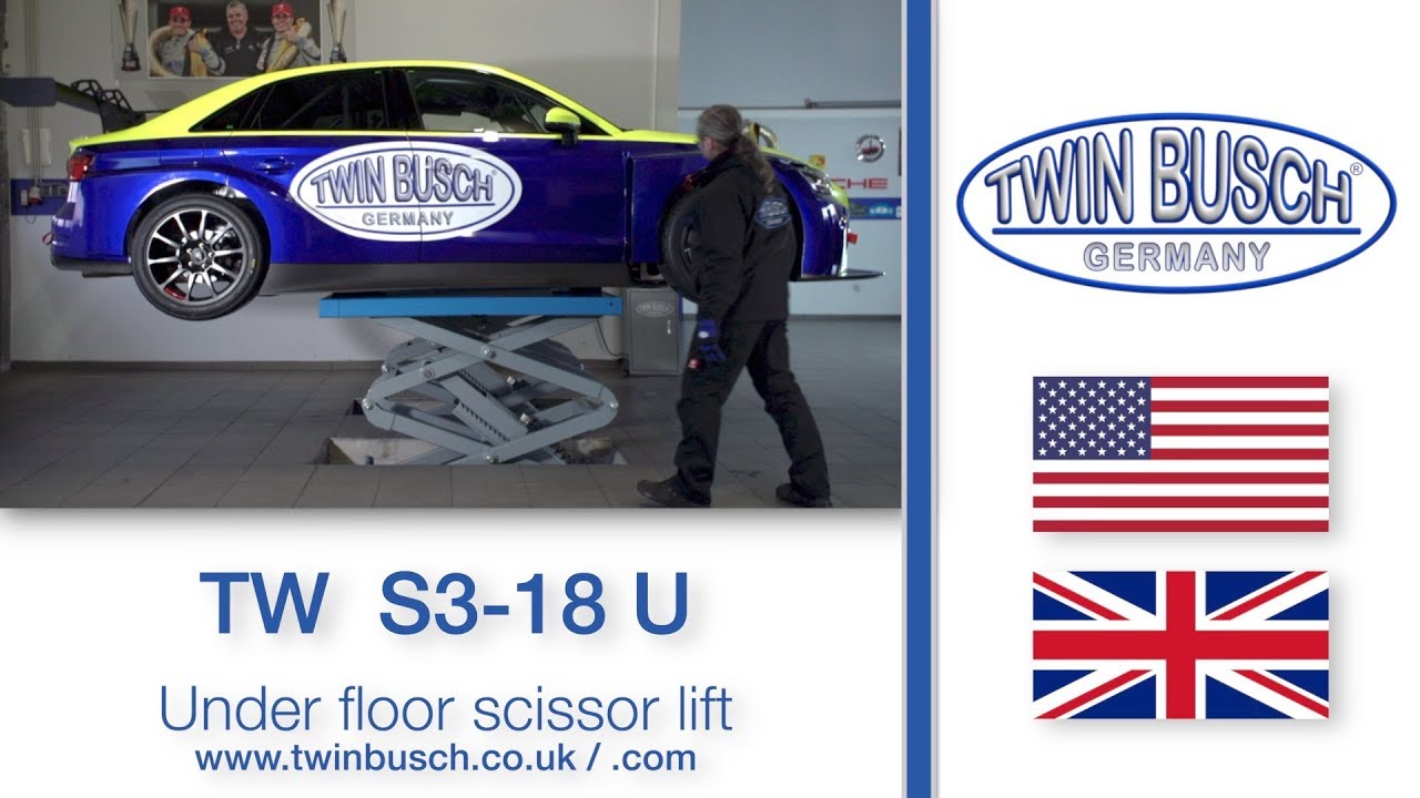 TW S3-18 U : Under floor scissor lift from TWIN BUSCH&reg;