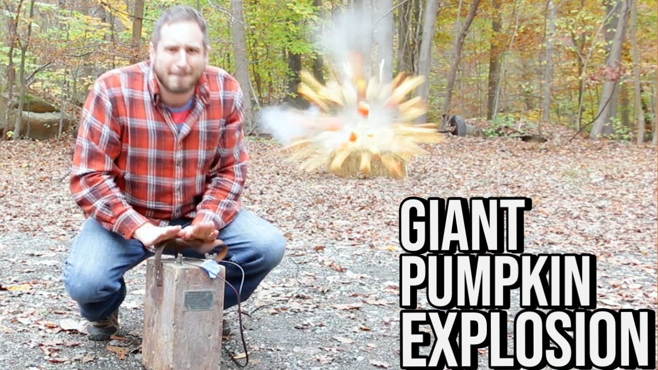 GIANT Pumpkin Carving With Gas