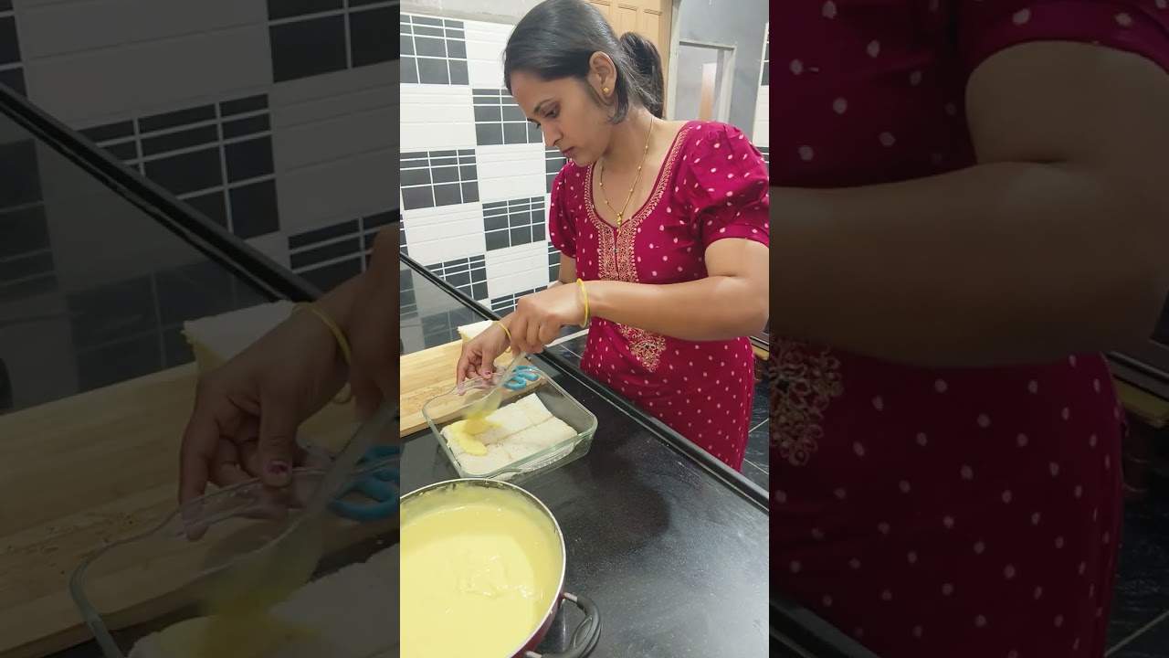 मिठास ऐसी जो दिल जीत ले😍##Bread Pudding recipe 