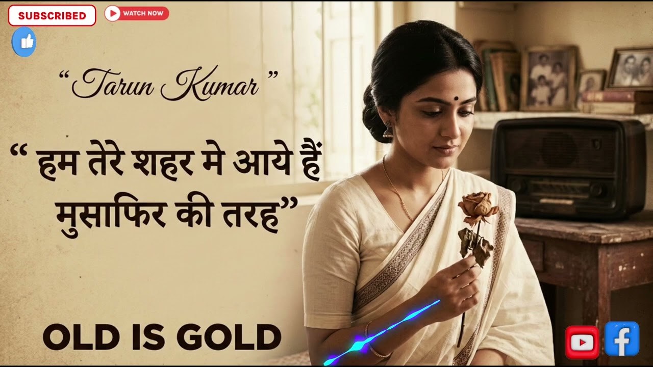 Ham Tere Sheher Mein Aaye Hain Musafir Ki Tarah | Old Is Gold 90s Sad Song | Evergreen Hindi Melody