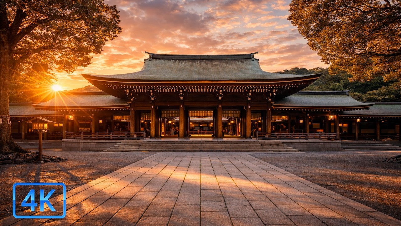 [4K HDR] Silence in the Middle of Tokyo🌳 | Meiji Shrine Tokyo Walk | 4K HDR Nature & Temple