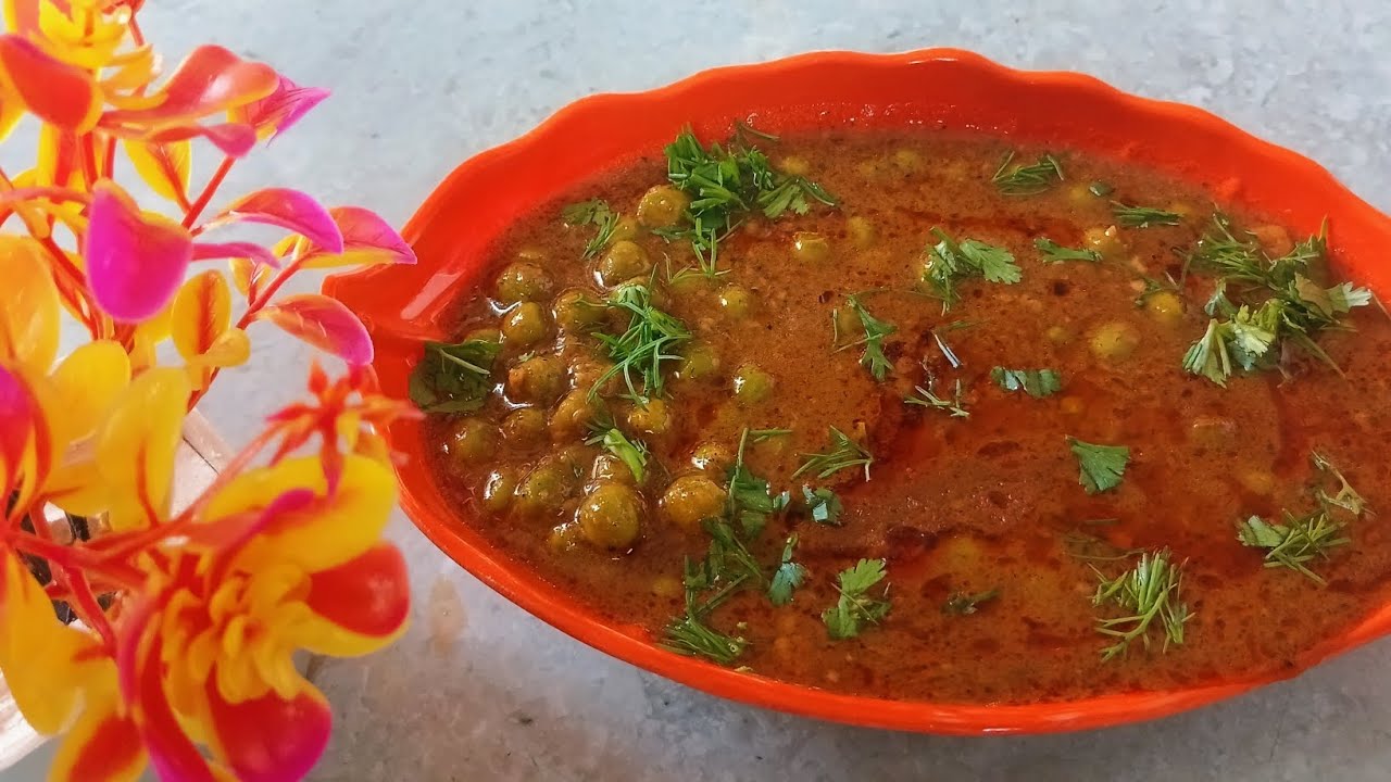 वाटाणा मसाला( मटर मसाला) खास मिस्टरां साठी💁💁