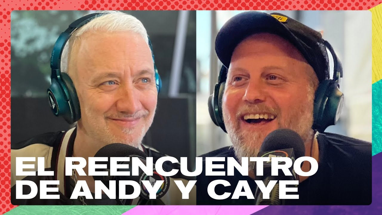 El reencuentro entre Andy Kusnetzoff y Cayetano: 