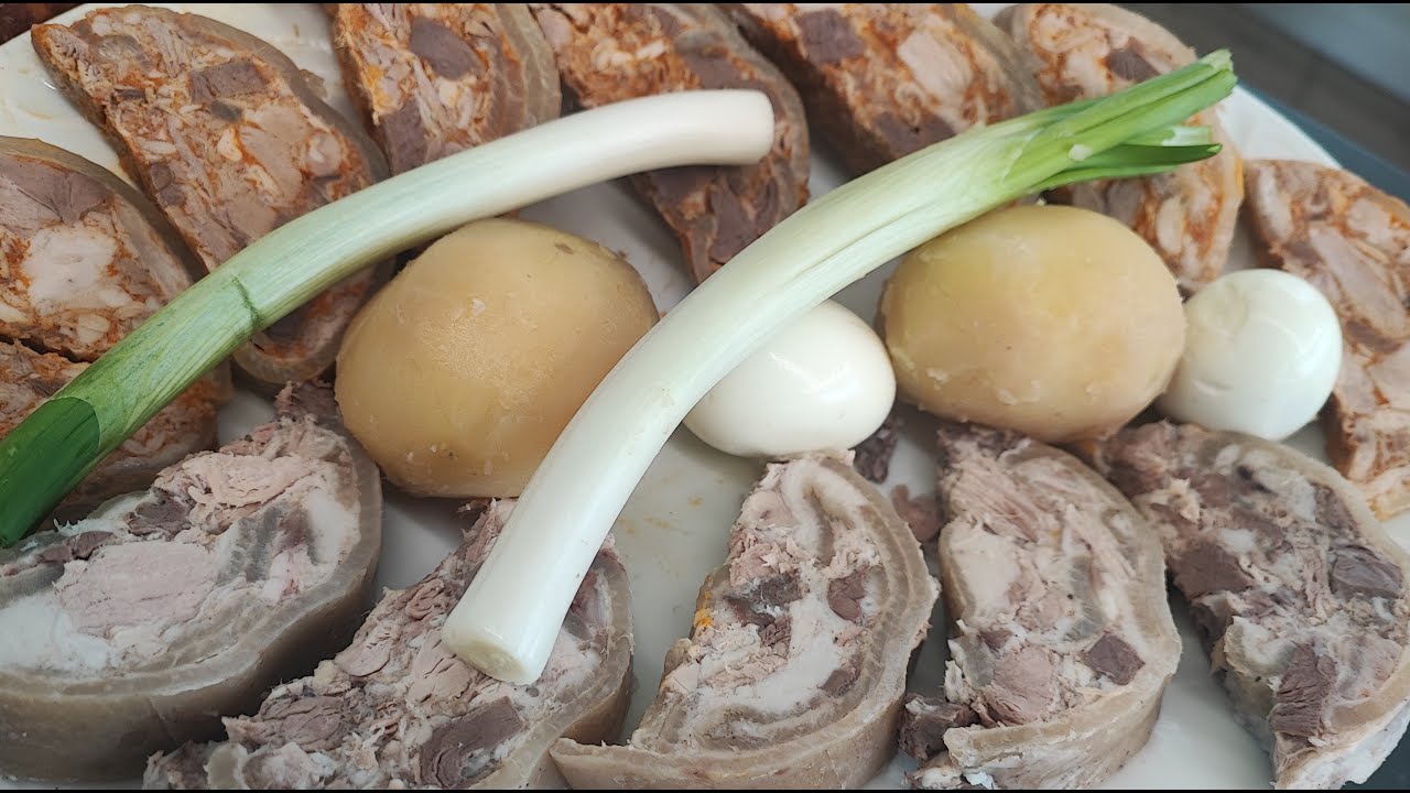 Préselt hús csülökből füstölés nélkül
