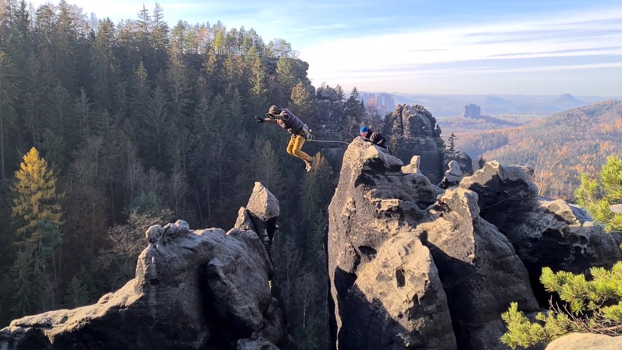 Sprünge / Jumps in der Sächsischen Schweiz - 2021