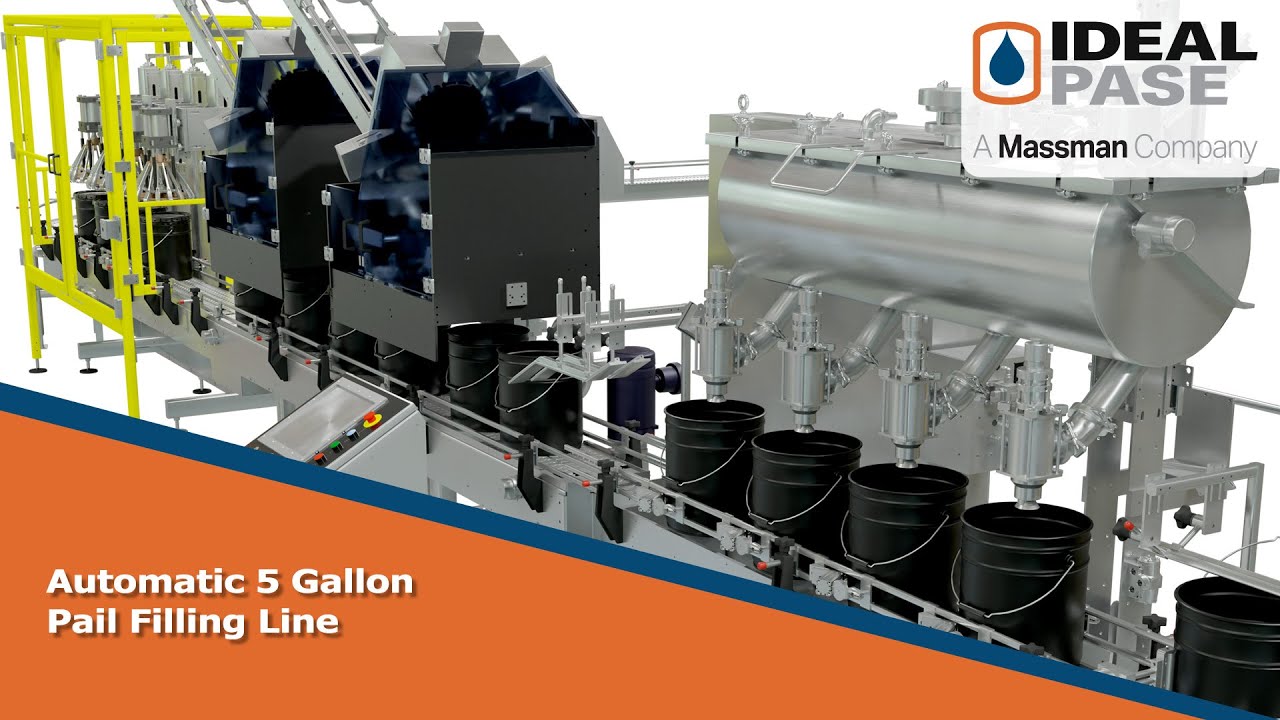 Automatic 5 Gallon Pail Filling Line - from IDEAL PASE