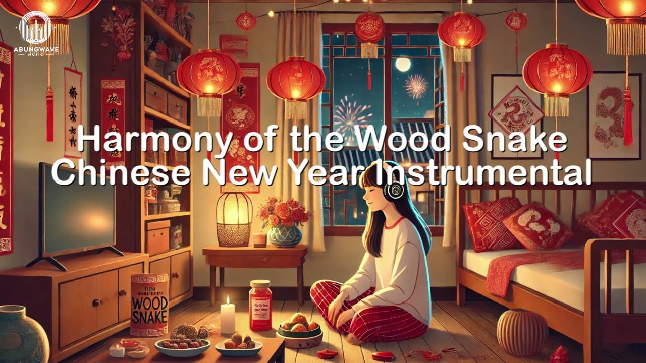 (AbungWaveMusic-Sunday Relax) Harmony of the Wood Snake - Chinese New Year Instrumental