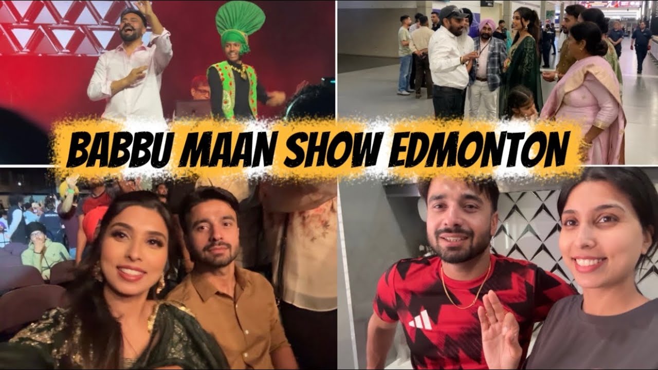 CANADA Vich 1st Time Babbu Maan Live Show Dekhya Family Nal🤩Restaurant Ch Khana Ni Milya🥺HarmnBeauty