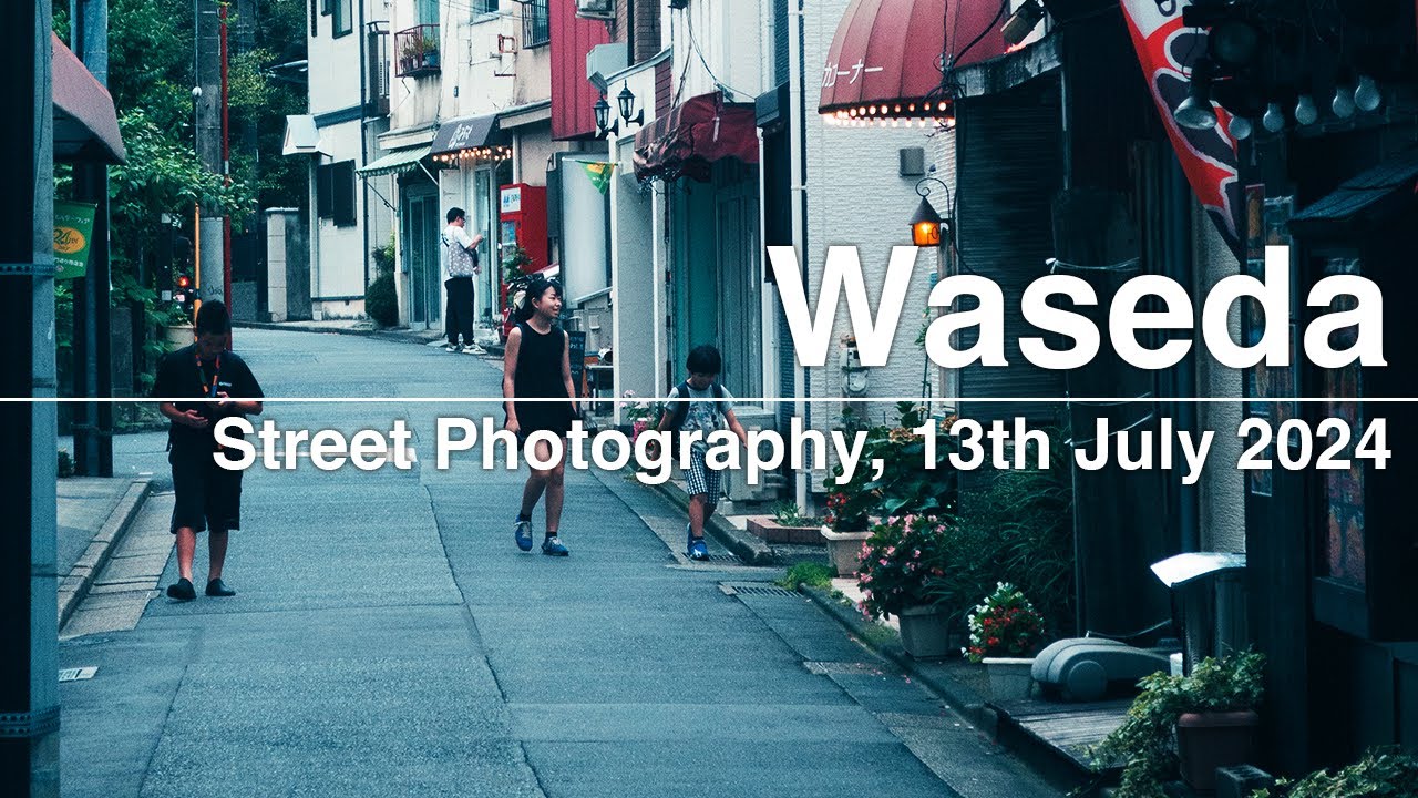 Street Photography, Waseda, Tokyo, 13rd July 2024  - Canon G9X Mark2