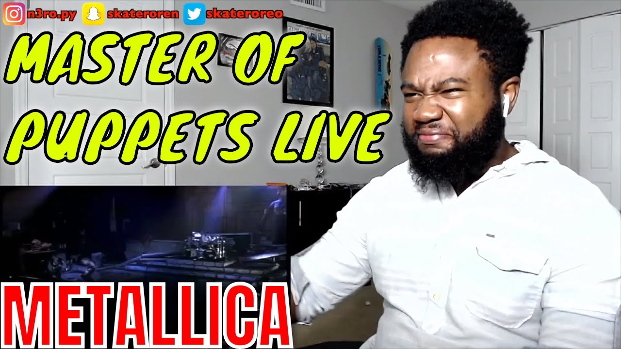 Metallica - Master Of Puppets Seattle 1989 - REACTION