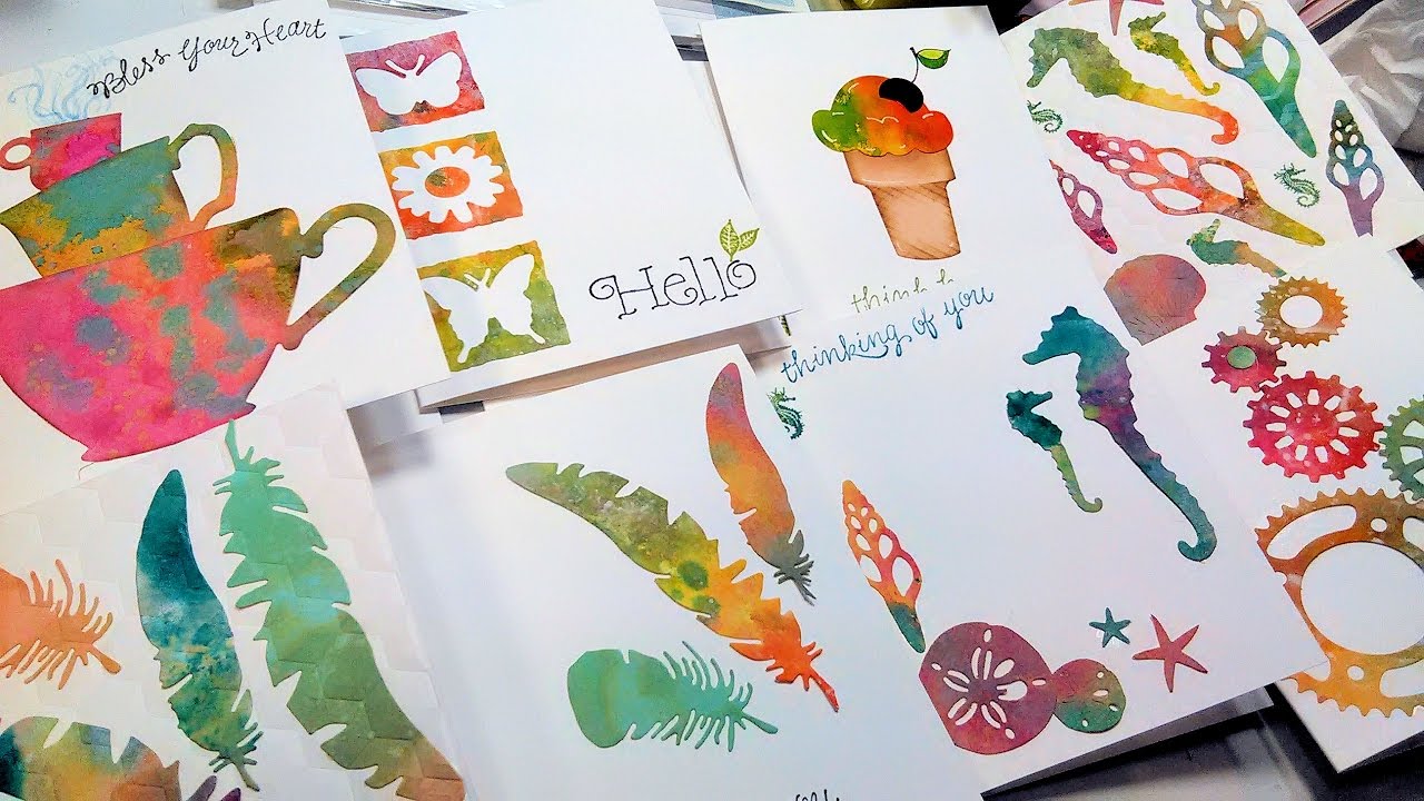 Let's Get Inky & Make a Batch of Cards!