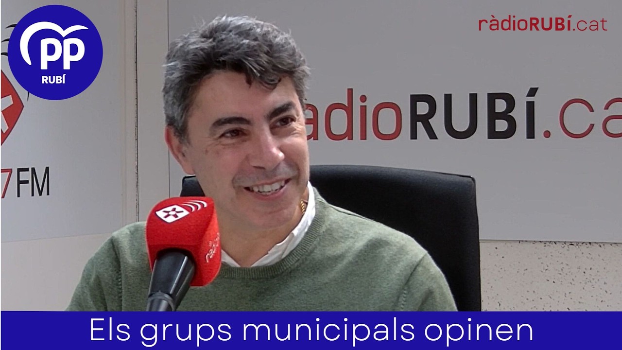 Grups Municipals Opinen. Juan José Giner, portaveu del PP Rubí