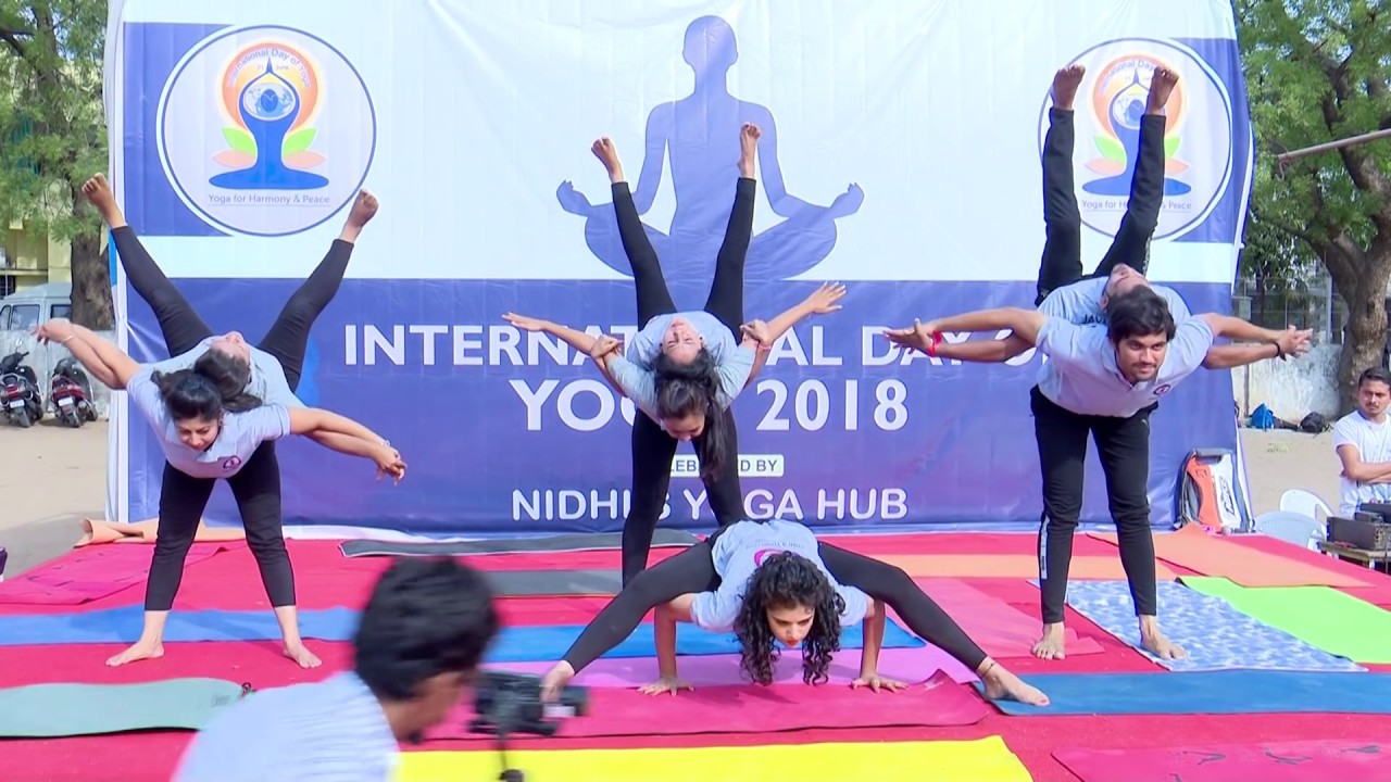 World Yoga Day Trainers Performance (Nidhi's Yogahub)