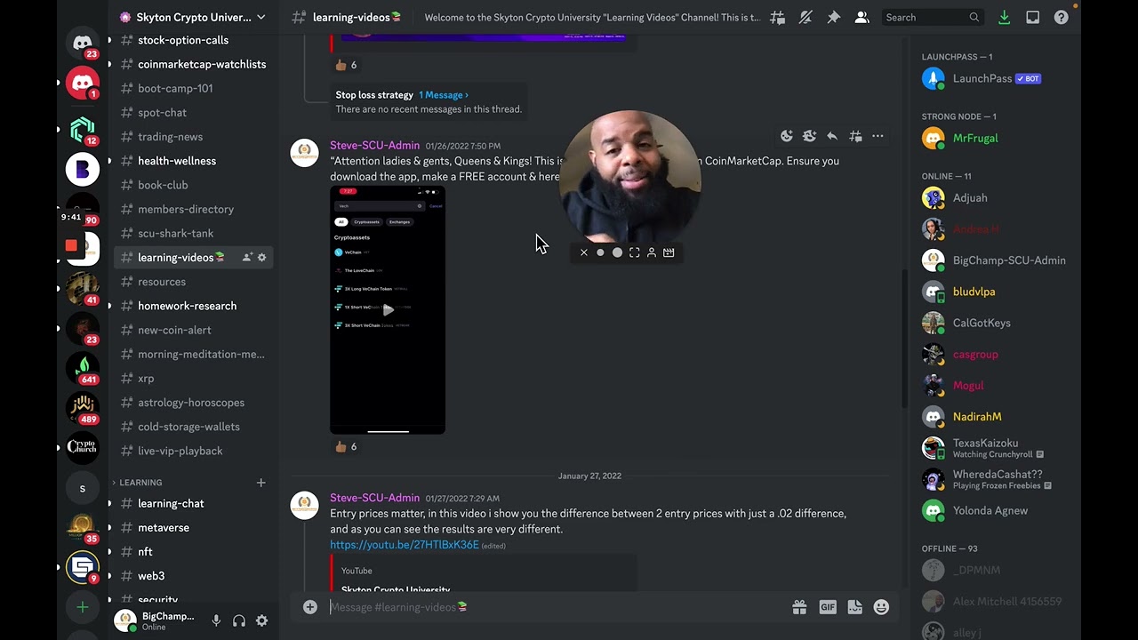 Skyton Crypto University Discord Walkthrough