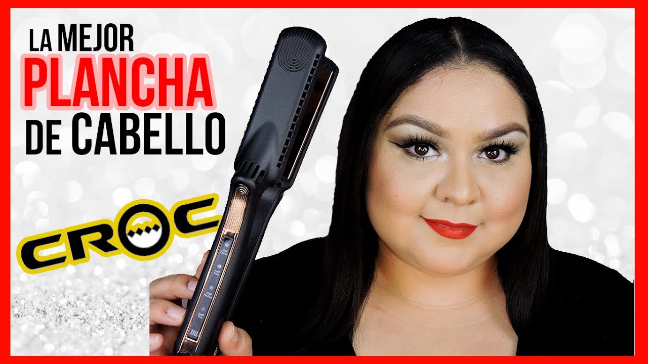 🔴 👌 LA MEJOR PLANCHA DE CABELLO! #CROC Rose Gold Titanium | #KawaiiMakeUp