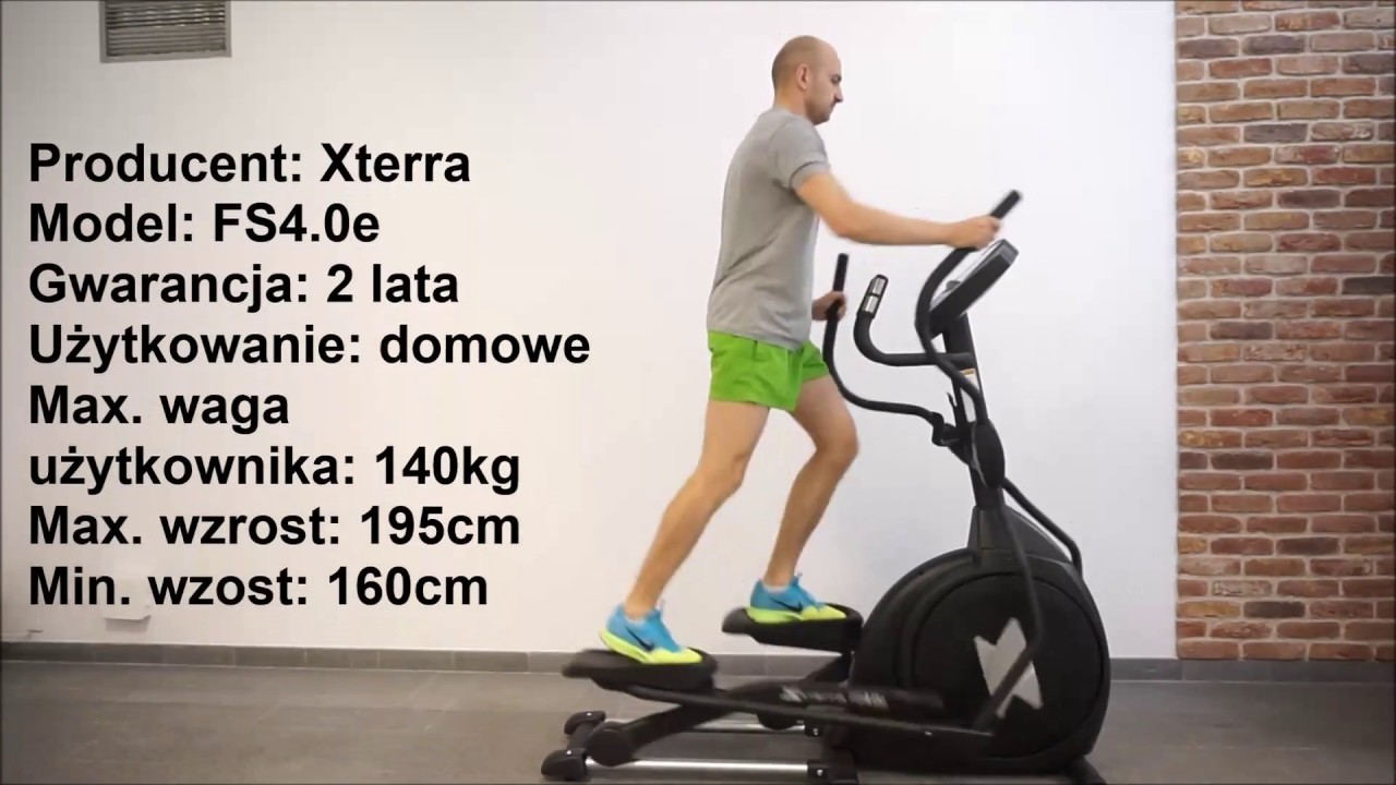 Xterra FS4.0e test orbitreka z napędem przednim
