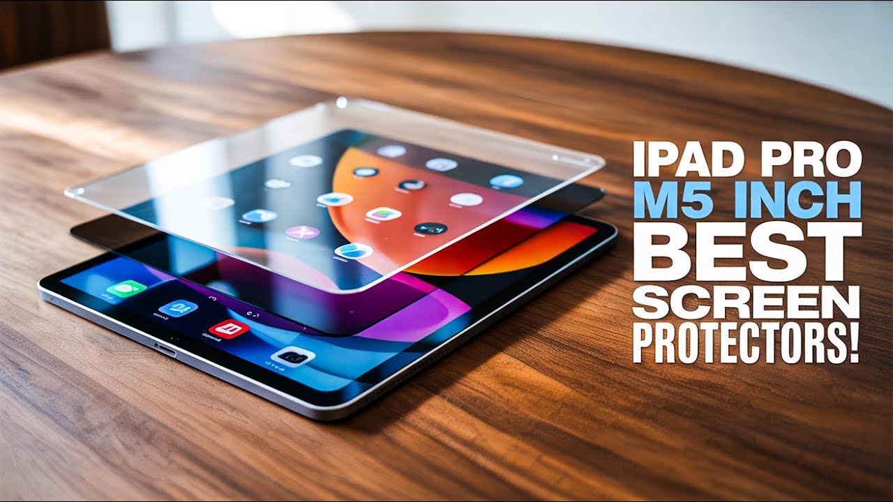 Топ-6 лучших защитных пленок для экрана iPad Pro M5 13 дюймов 2026 года!