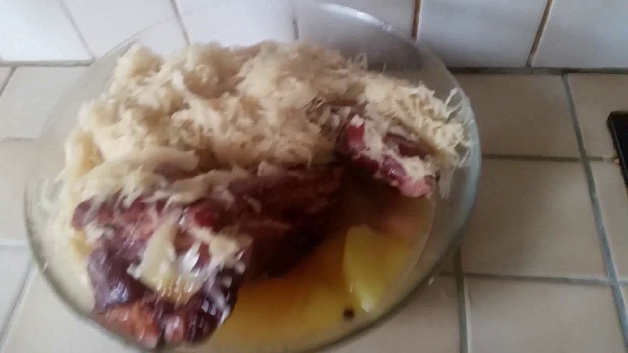 Choucroute au cookeo pas à pas