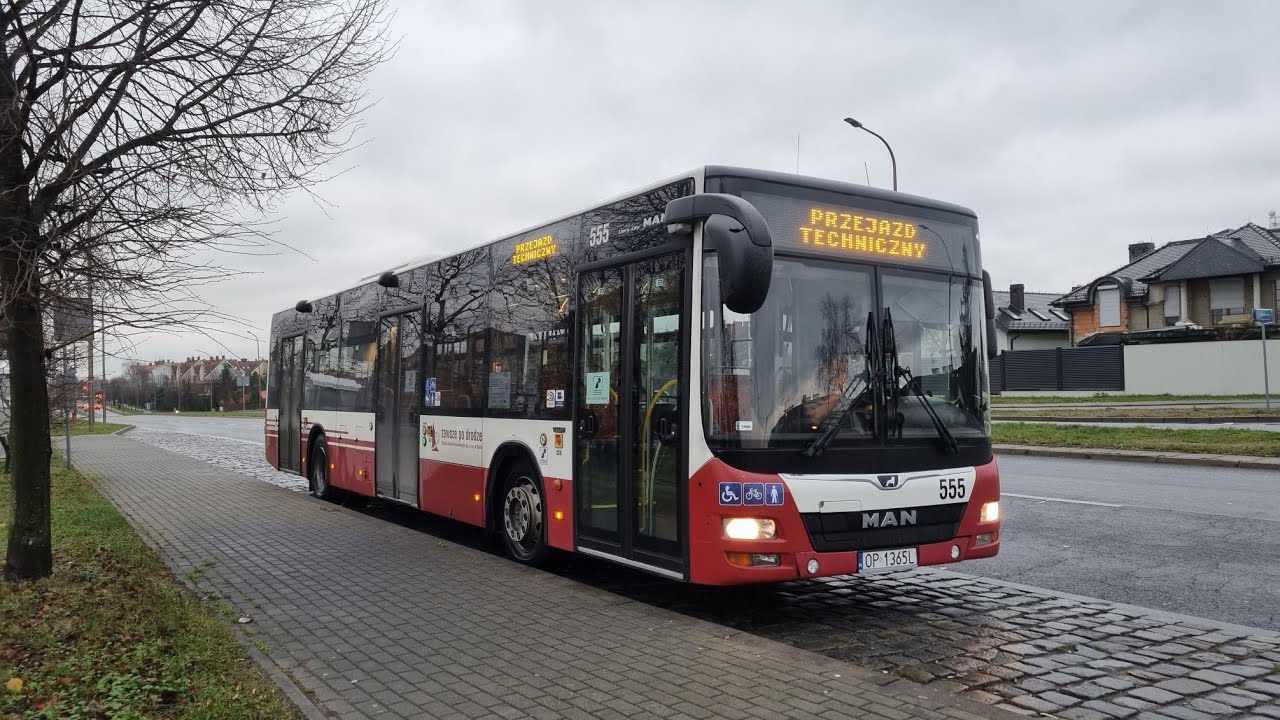 MZK Opole - linia 1 | MAN NL293 Lion's City #555