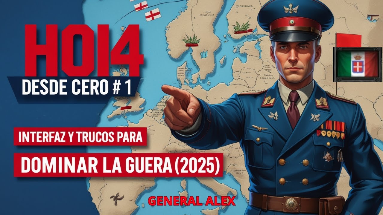 HOI4 Desde Cero #1  – Interfaz y Trucos para Dominar la Guerra 2025