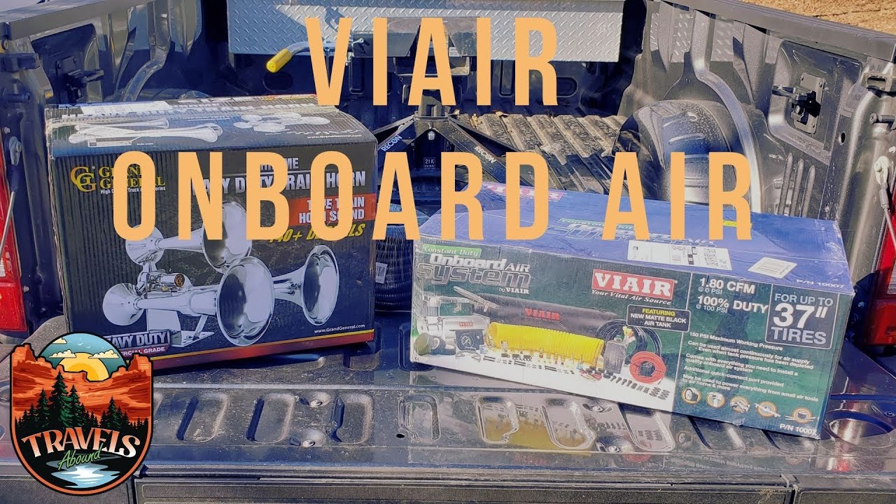 FORD F350 MODS | VIAIR | TRAIN HORNS