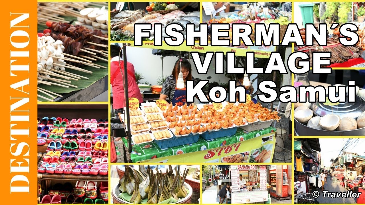 FISHERMAN&acute;S VILLAGE Night Market - Thai Street Food Market in Koh Samui, Thailand