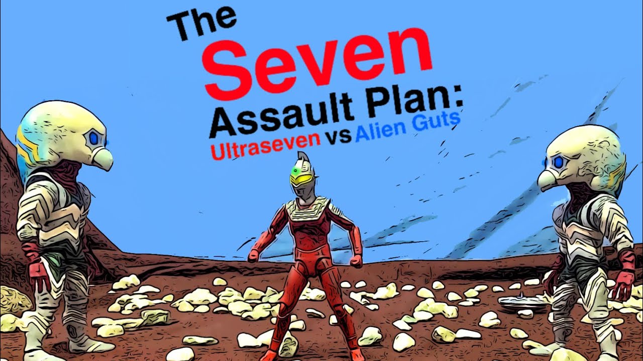 The Seven Assault Plan: Ultraseven vs Alien Guts [FULL FIGHT] (Ultraman Stop Motion) LJPL Animation