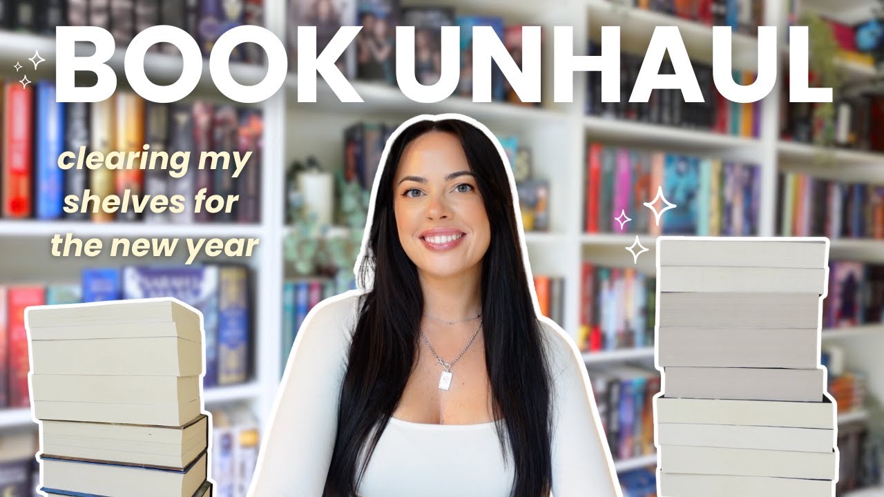 getting rid of books I didn't like or won't be reading 📚 BOOK UNHAUL 🌟 BOOKMAS DAY 7