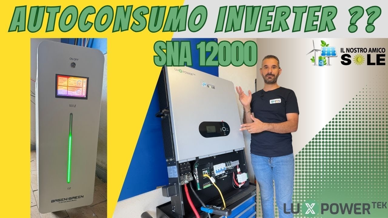 LUXPOWER SNA12000 quanto è L'AUTOCONSUMO ?