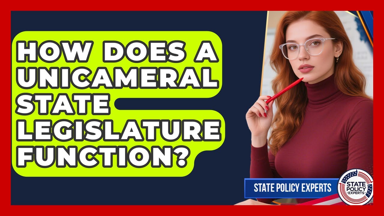 How Does A Unicameral State Legislature Function? - State Policy Experts