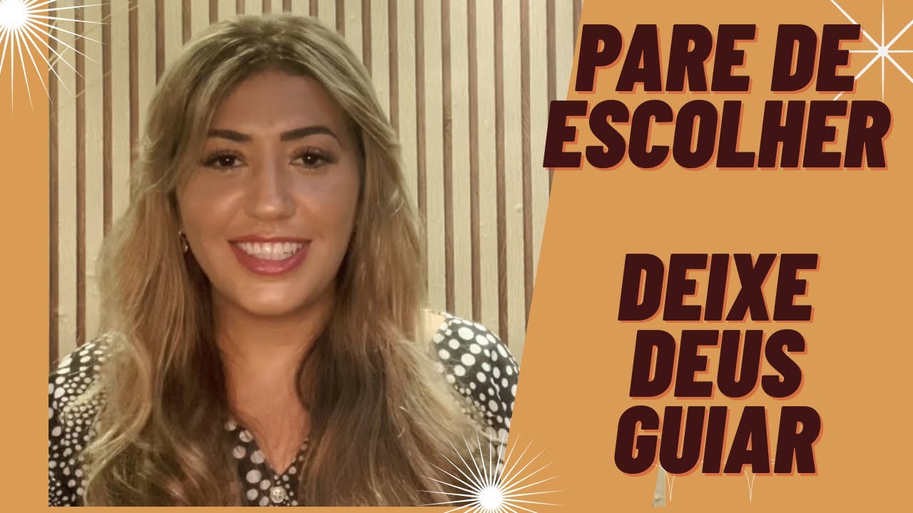 você está escolhendo o SEU caminho ou sendo guiado pelo caminho DELE?