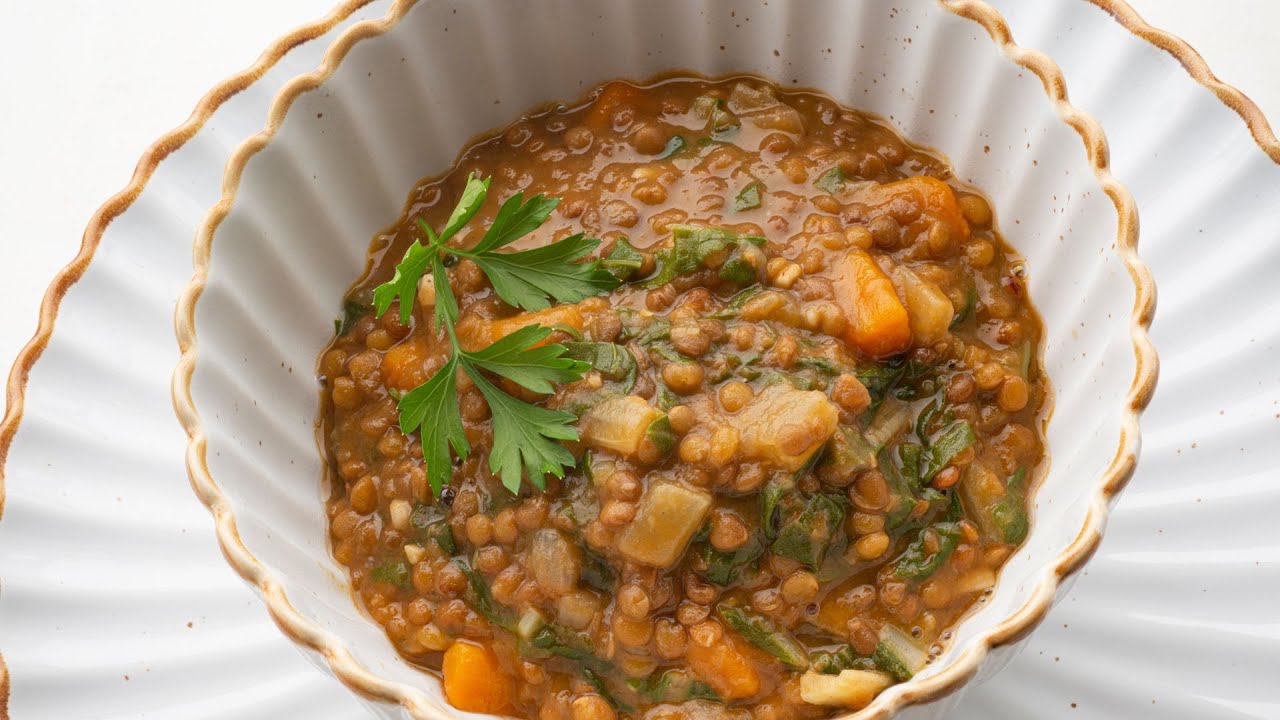 Lentejas con acelgas y zanahorias, receta casera de Karlos Arguiñano