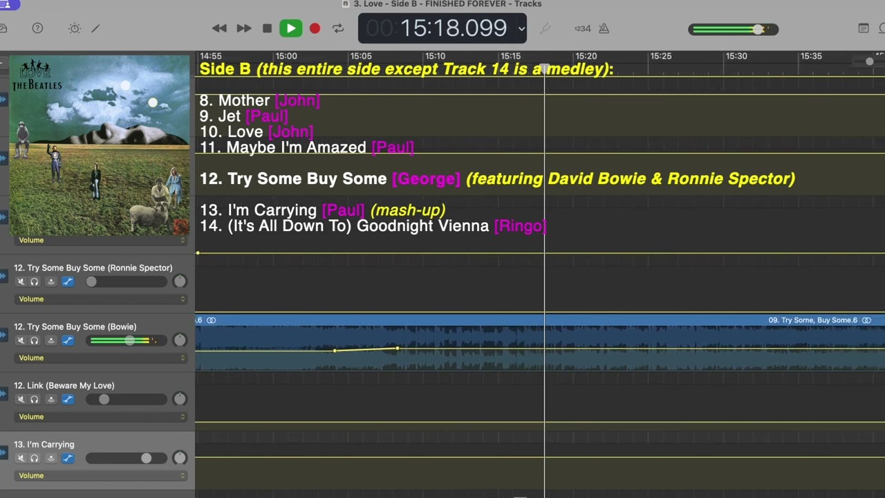 George Harrison, Ronnie Spector & David Bowie - Try Some Buy Some