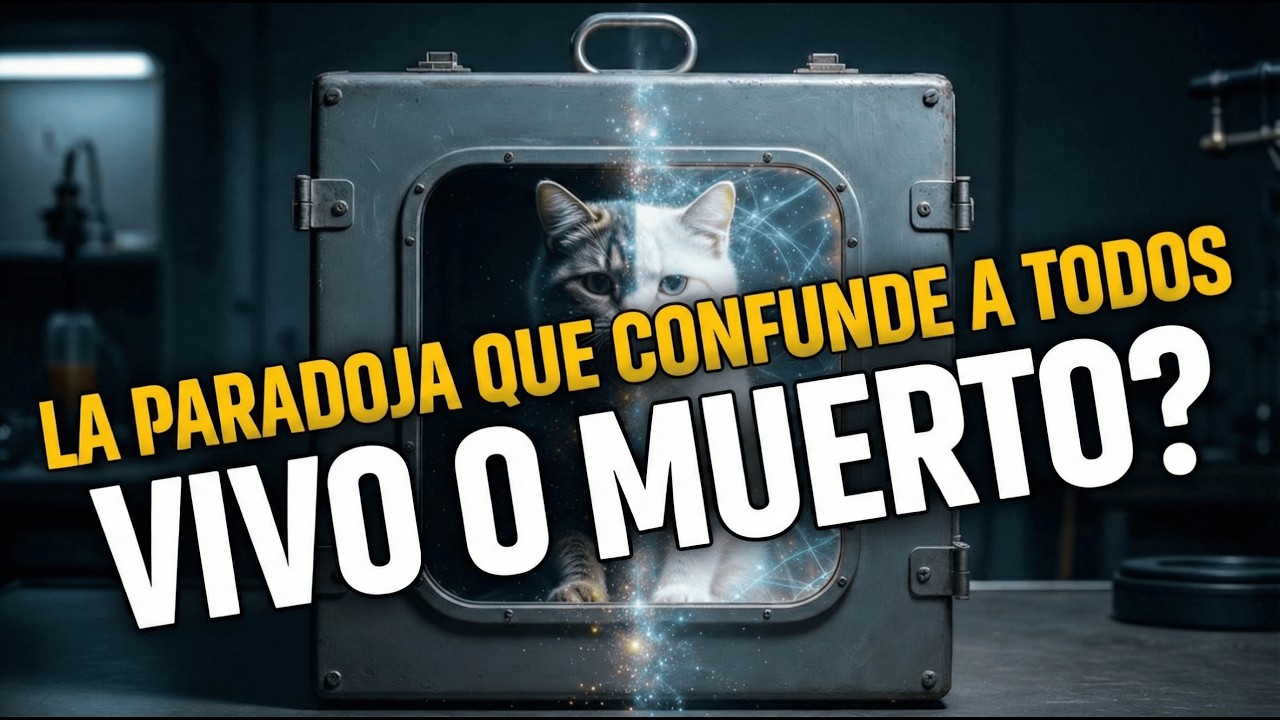 La paradoja del gato de Schrödinger (¿vivo o muerto?)