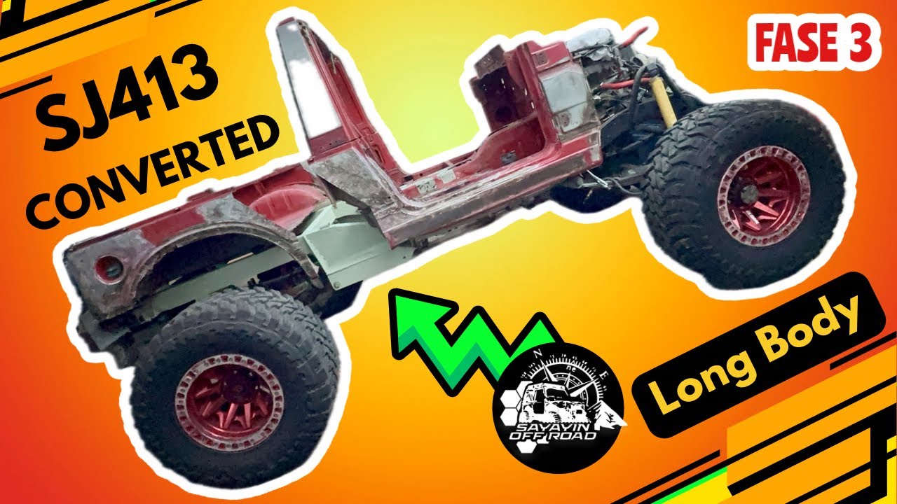 Suzuki Samurai SJ413 a Long Body - Cortes & Montura de Cabina - Custom - by @SayayinOffRoad