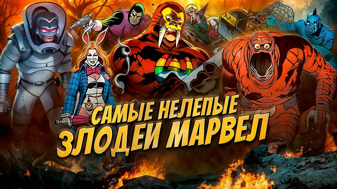 ТОП-10 АБСУРДНЫХ злодеев Marvel