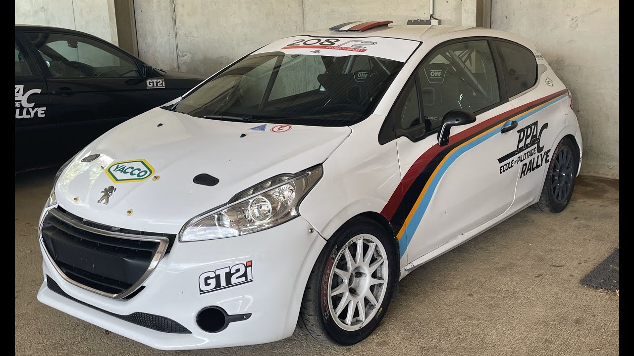 stage rallye 208 RC ( racing cup ). PPAC école de pilotage rallye  Ales