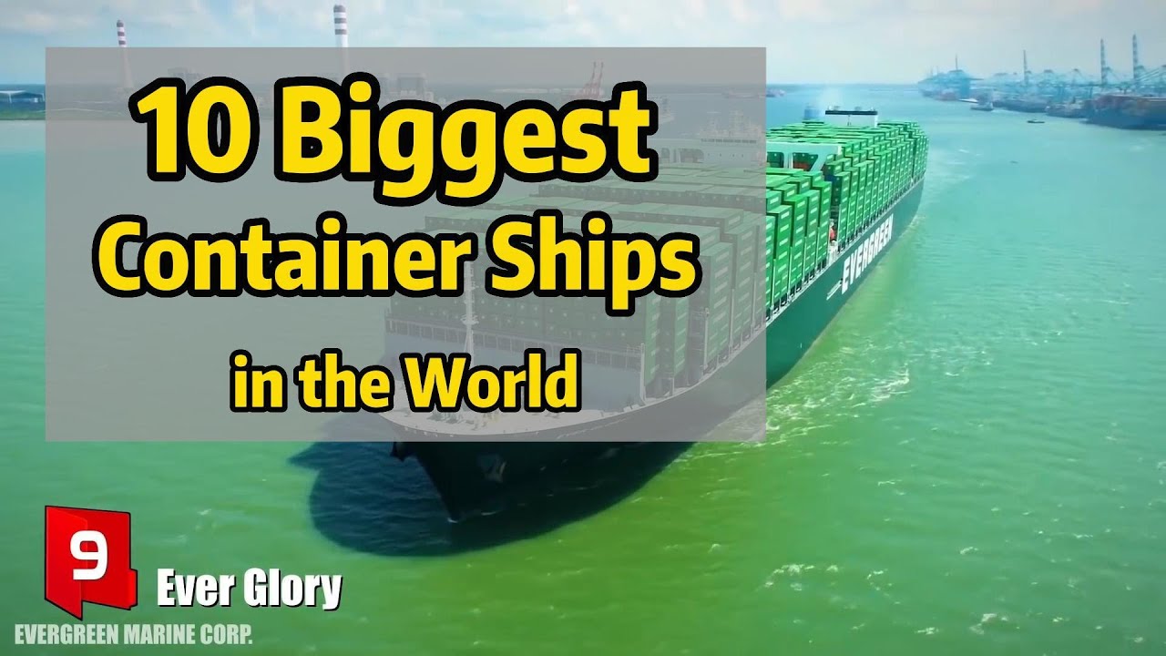 10 Biggest Container Ships in the World.#fyp #freight  #shipping  #oceanfreight