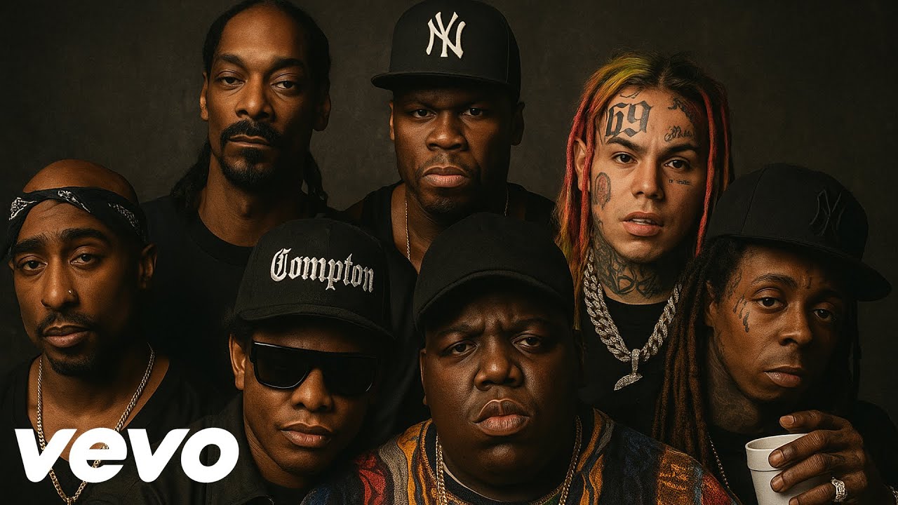 2Pac ft. Biggie, Snoop Dogg, Eazy-E, 50 Cent, 6ix9ine, Lil Wayne - Bad Karma (Music Video 2025)