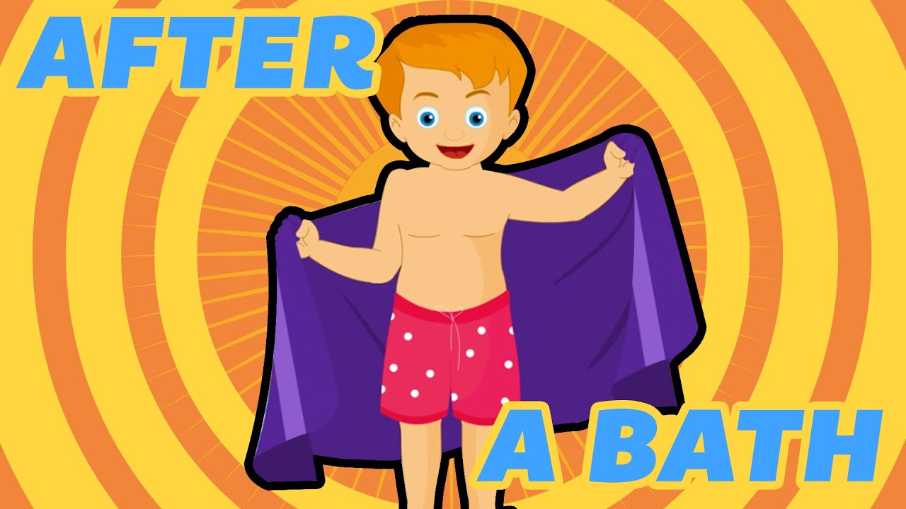 After a bath - Nursery Rhymes for Kids