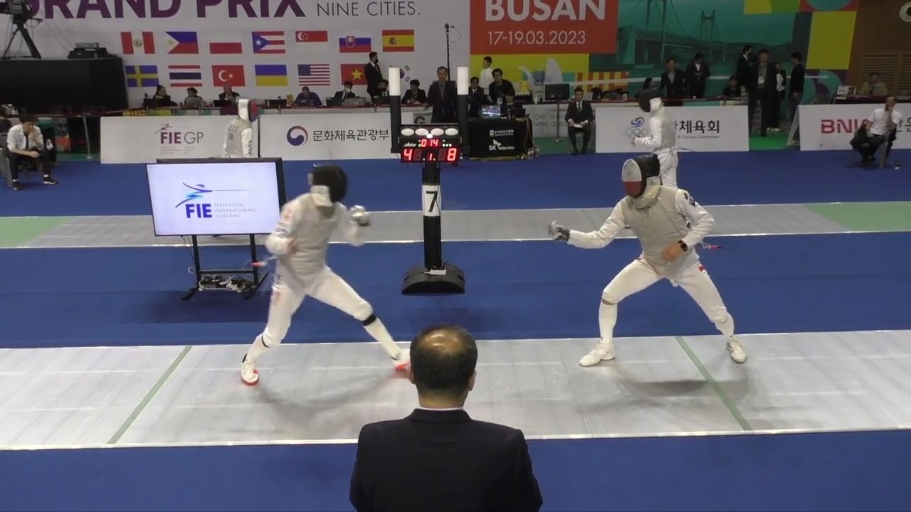 2023 140 T32 12 M F Individual Busan KOR GP 7 SPICHIGER FRA vs RZADKOWSKI POL