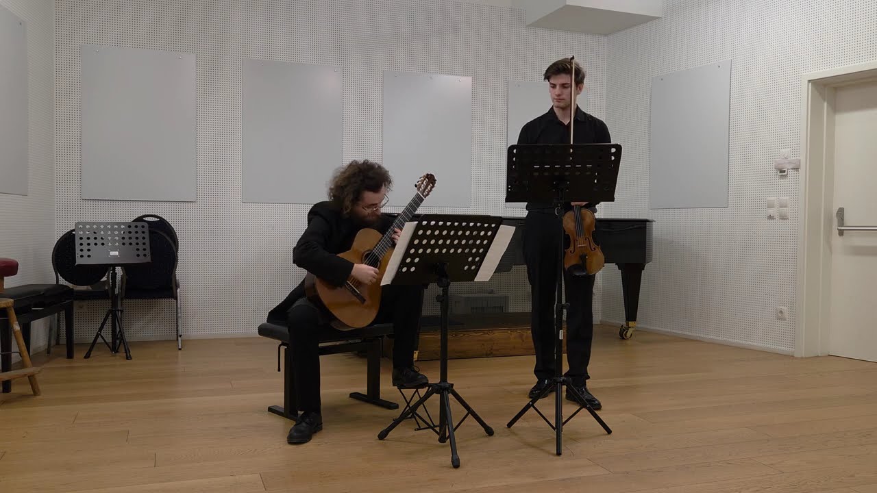 M&uuml;ller Erwin-Andreas & Geru Victor - Guitar and Violin Duo (F. Rebay & N. Paganini)