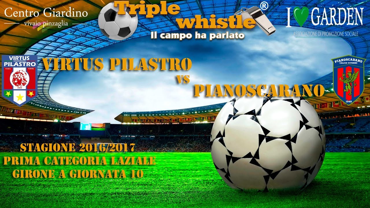 CALCIO, PRIMA CATEGORIA: Virtus Pilastro - Pianoscarano , stagione 2016-2017