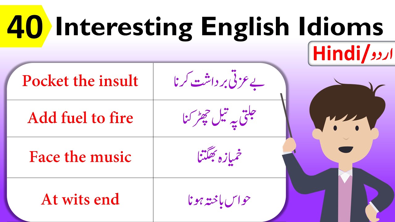 Idioms In English With Urdu Meaning And Sentences | Idioms In Urdu/Hindi | Angrezify