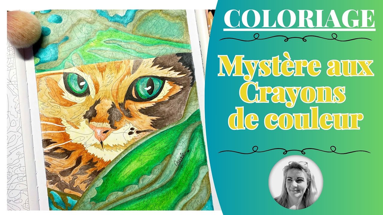 ASTUCE & COLORIAGE : Optimiser le coloriage mystère aux crayons de couleurs avec l'essence minérale