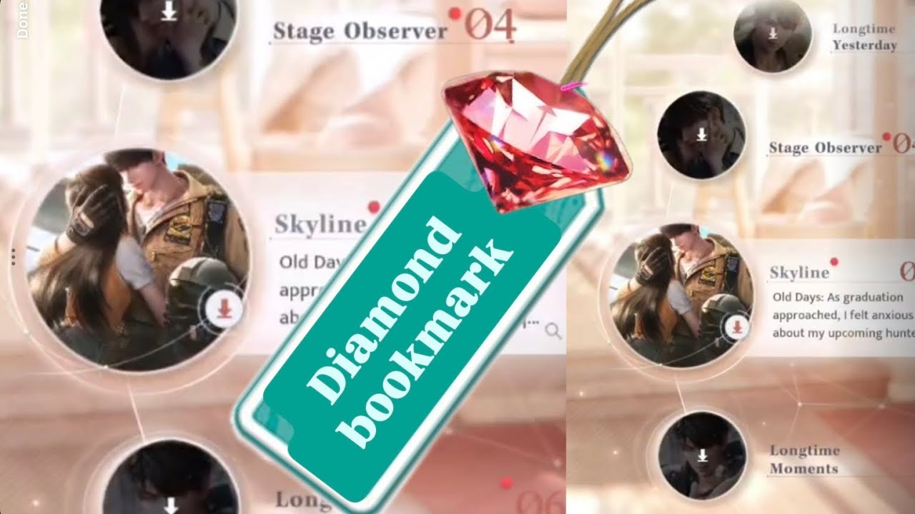 Am I the only one use diamonds as bookmark? 