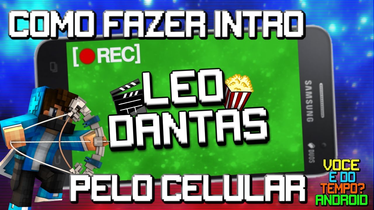 Como Criar INTRO Para CANAL do YOUTUBE Pelo Celular
